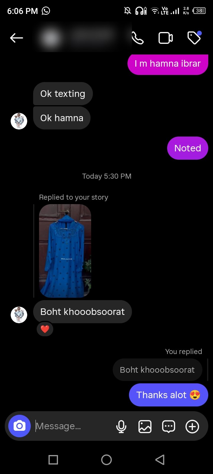Client review chat