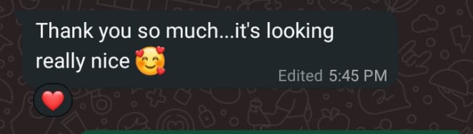 Client review chat