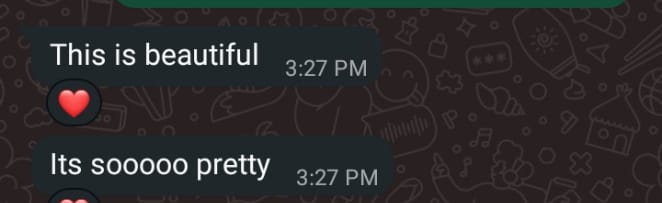 Client review chat
