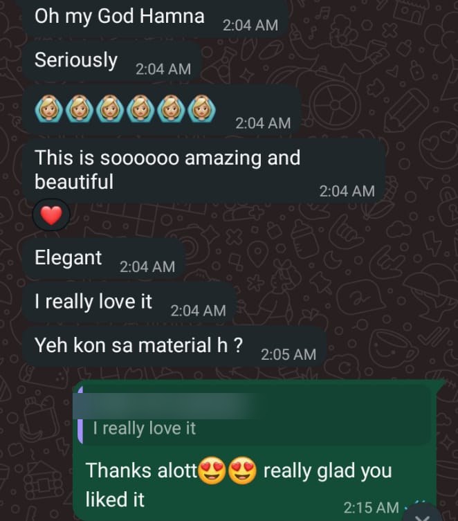 Client review chat
