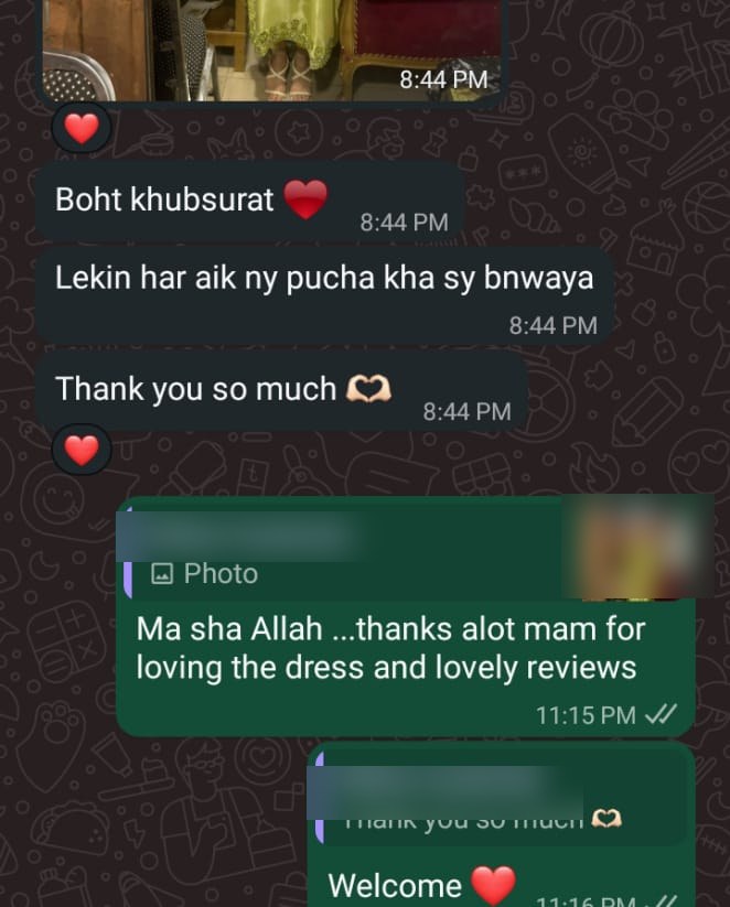 Client review chat